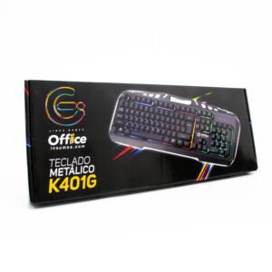 TECLADO USB GAMER METALICO OFF-K401G