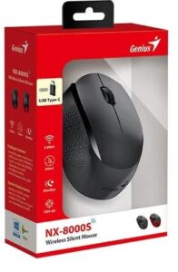 Mouse Genius Wireless nx-8000s negro tipo c